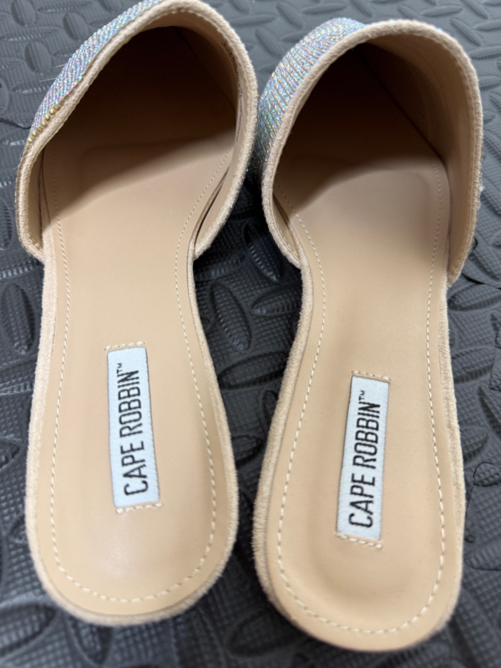 Cape Robbin Women's “Glamorous” Mules - Rhinestone - Picture 3 of 5